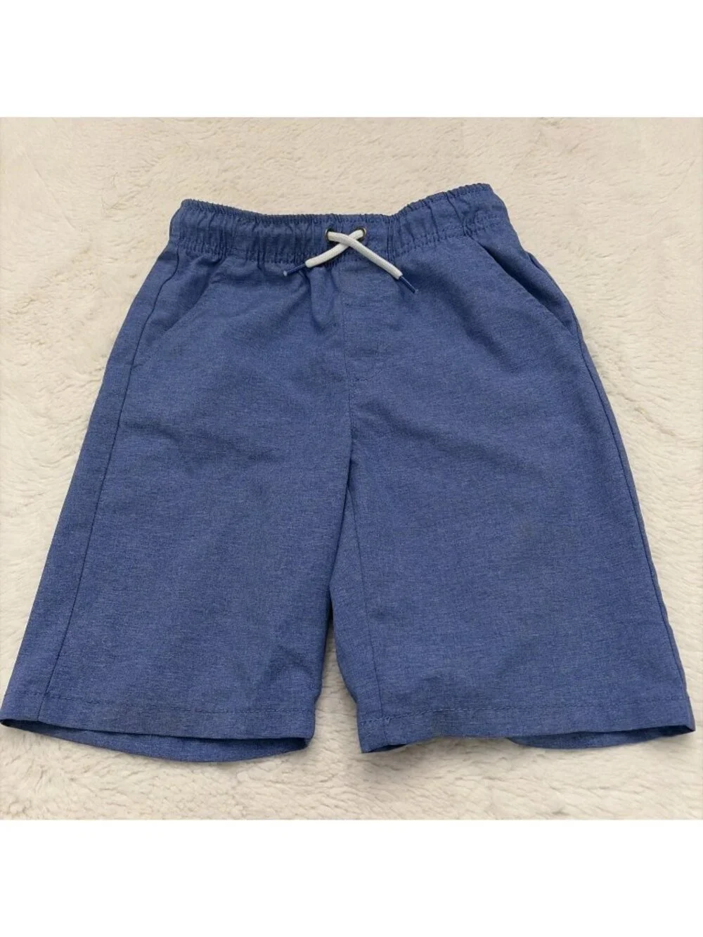 Cat And Jack Boys Medium 8/10 Blue Pull On Shorts
